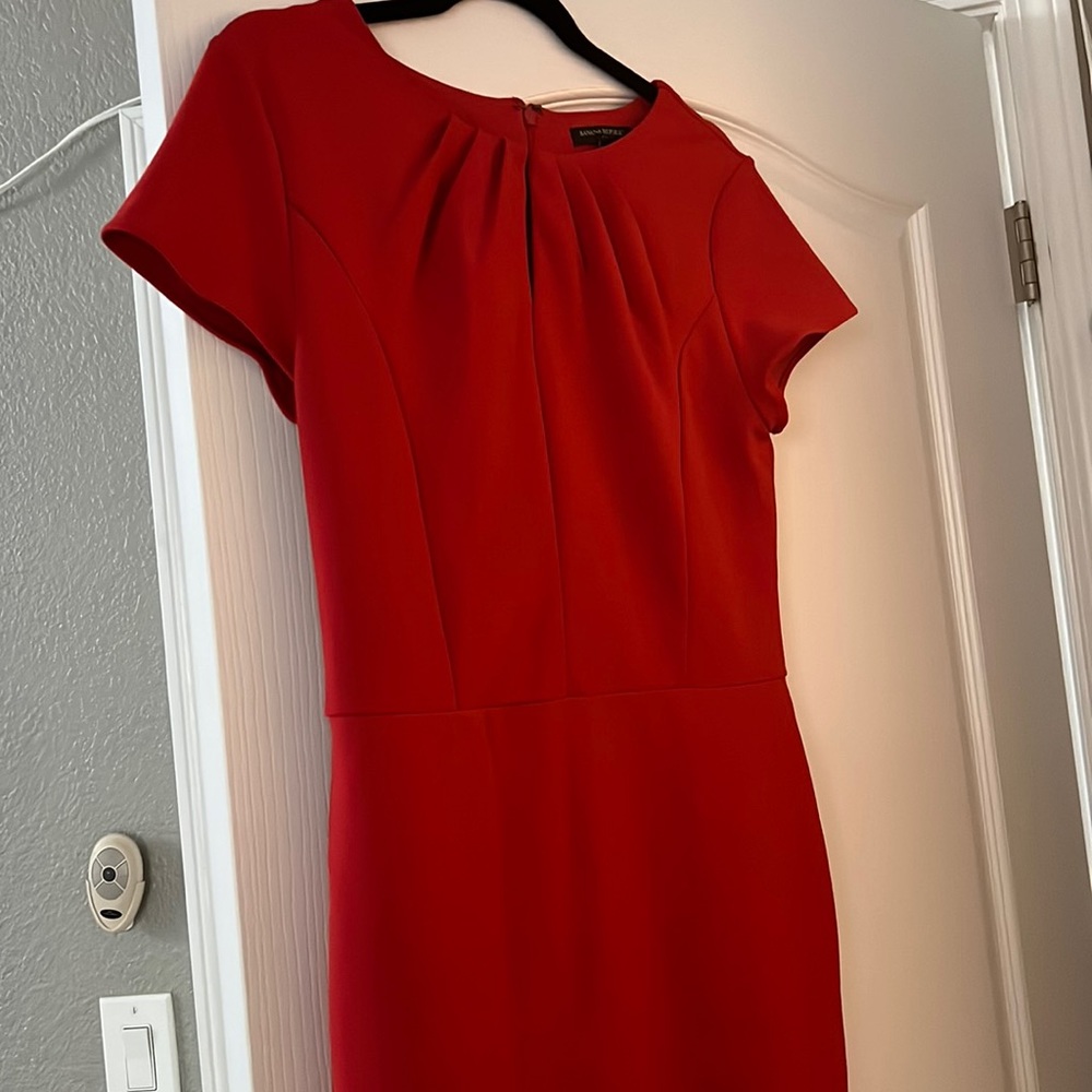 Banana Republic poppy red dress in size 8